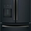GE – 36 in. Wide 25.6 Cu. Ft. French Door Refrigerator with In-the-Door Ice Maker – Black Slate