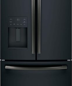 GE – 36 in. Wide 25.6 Cu. Ft. French Door Refrigerator with In-the-Door Ice Maker – Black Slate