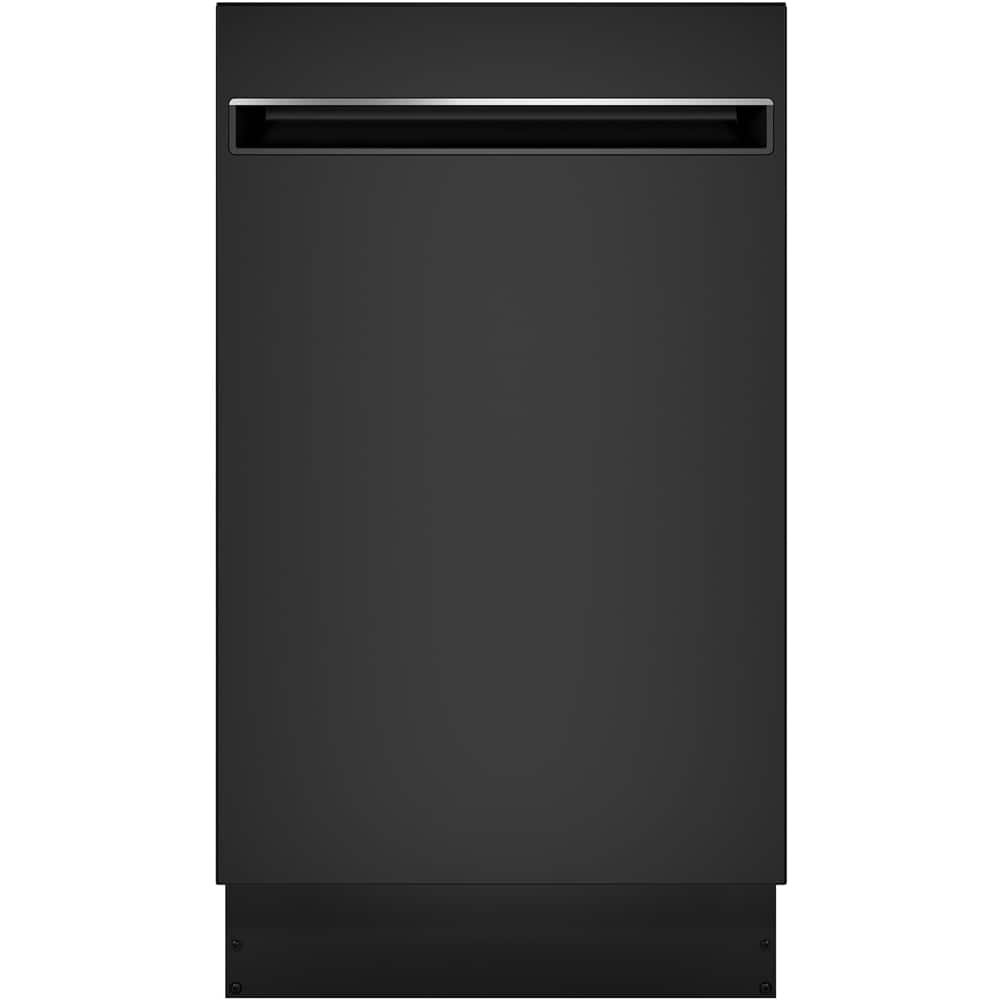 GE Profile – 18″ Compact Top Control Built-In Stainless Steel Tub Dishwasher with 3-Level Wash and and 47 dBA – Black