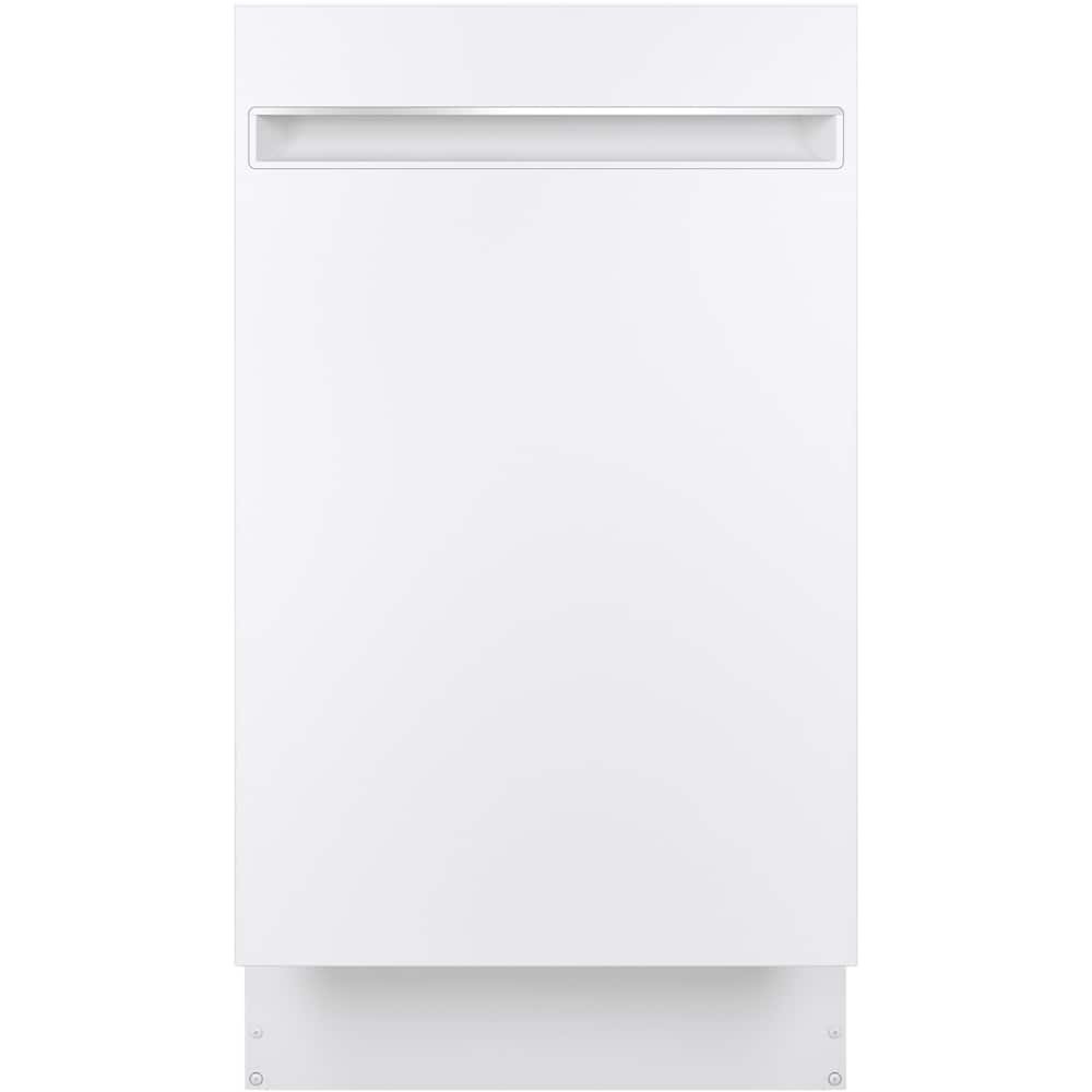 GE Profile – 18″ Compact Top Control Built-In Stainless Steel Tub Dishwasher with 3-Level Wash and and 47 dBA – White