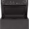GE – 3.8 Cu. Ft. Top Load Washer and 5.9 Cu. Ft. Electric Dryer Laundry Center – Diamond Gray