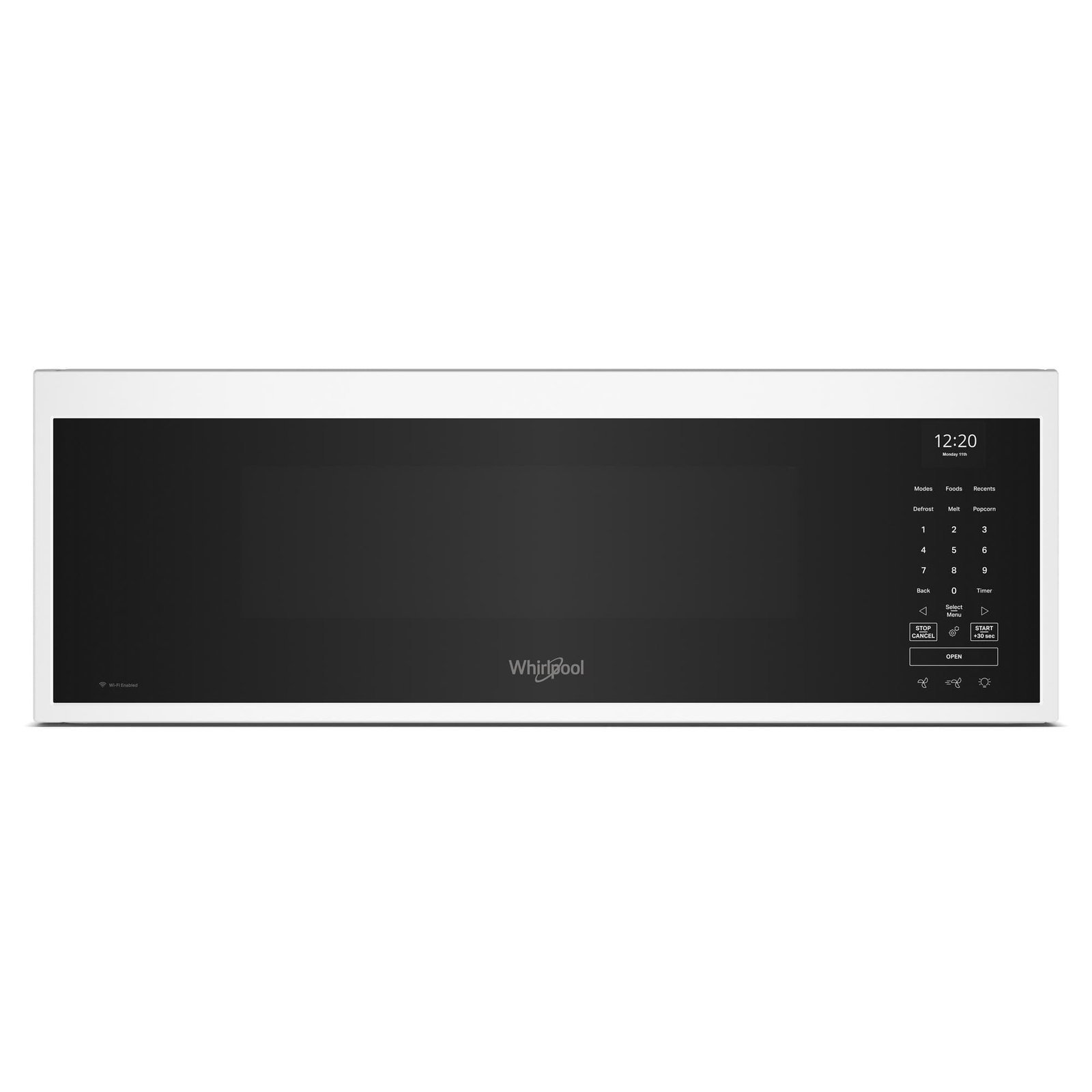 Whirlpool – 1.1 Cu. Ft. Over the Range Microwave with Sensor Cooking and 1800-Watts Cooking Power – White