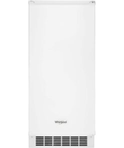 Whirlpool – 15″ 29-Lb. Freestanding Icemaker – White