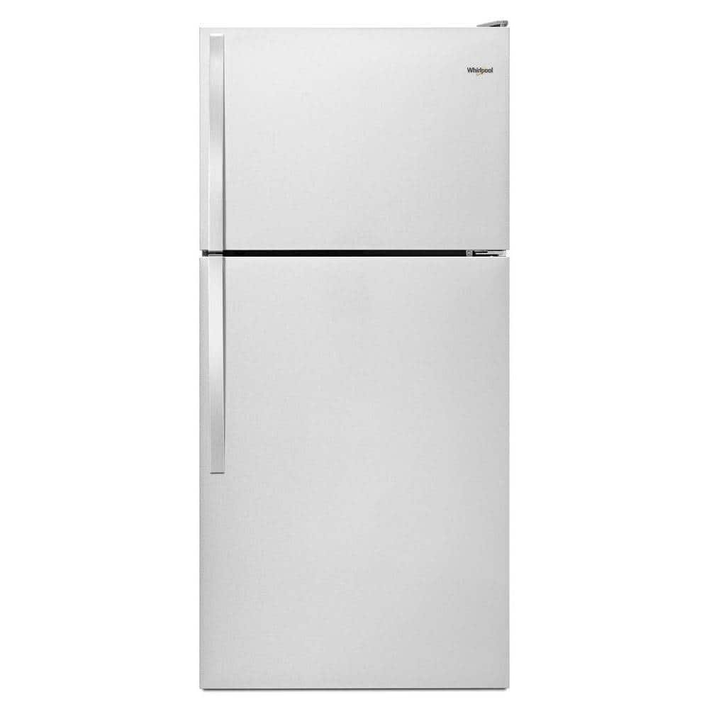 Whirlpool – 18.2 Cu. Ft. Top-Freezer Refrigerator – Stainless Steel