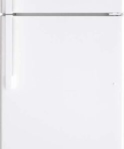 GE – 28 in. Wide 17.5 Cu. Ft. Top-Freezer Refrigerator with LED Interior Lighting – White