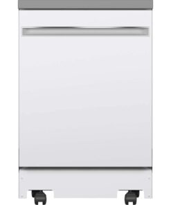 GE – 24″ Portable Dishwasher – White