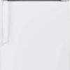 GE – 28 in. Wide 17.5 Cu. Ft. Top-Freezer Refrigerator with Edge-to-Edge Glass Shelves – White