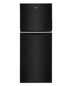Whirlpool – 24 in. Wide 11.6 cu. ft. Top-Freezer Counter-Depth Refrigerator – Black