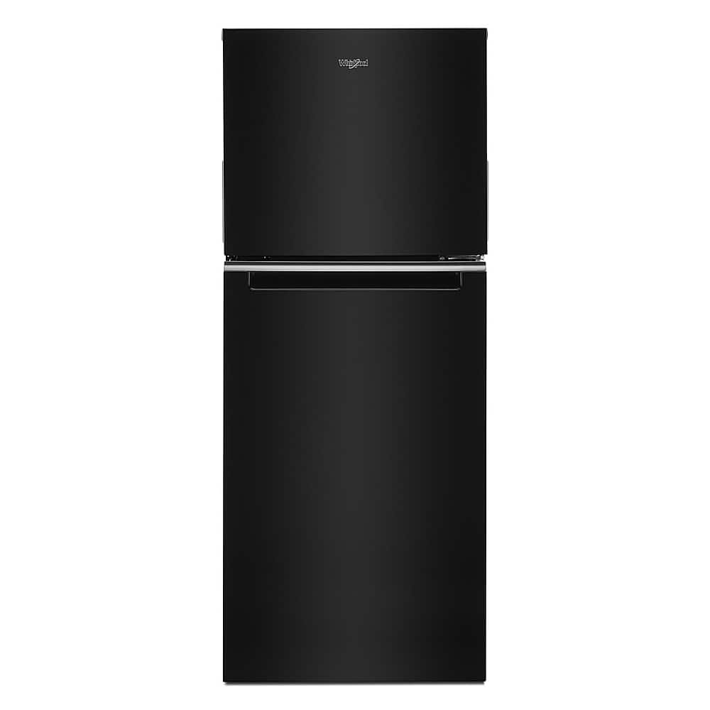 Whirlpool – 24 in. Wide 11.6 cu. ft. Top-Freezer Counter-Depth Refrigerator – Black