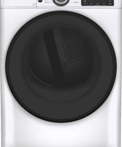 GE – 7.8 Cu. Ft. Stackable Smart 10-Cycle Electric Dryer – White