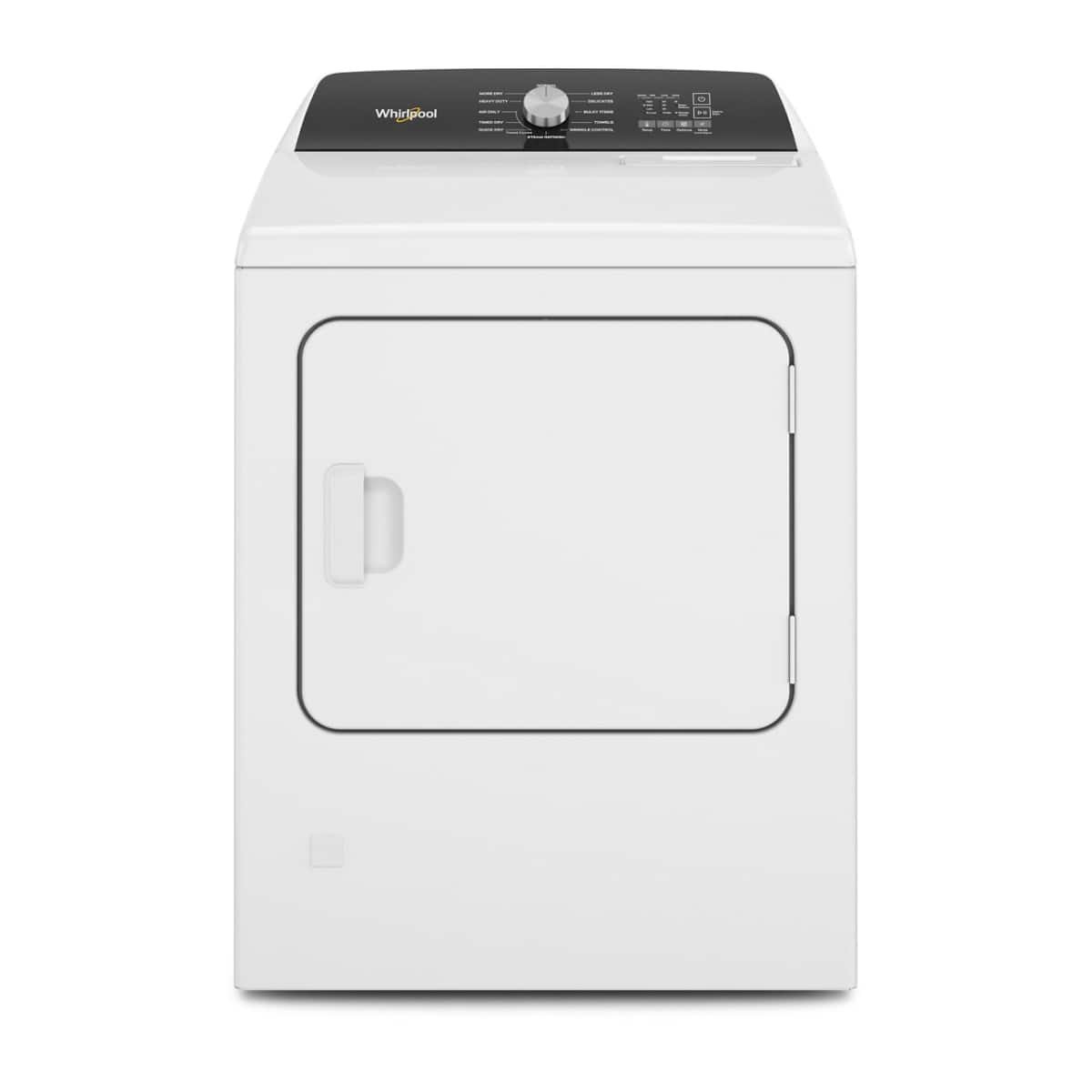 Whirlpool – 7.0 Cu. Ft. Gas Dryer with Steam and Moisture Sensing – White