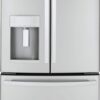 GE – 36 in. Wide 22.1 Cu. Ft. French Door Counter-Depth Refrigerator with Space Saving Ice Maker – Stainless Steel
