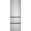 GE – 24 in. Wide 11.9 Cu. Ft. Bottom-Freezer Counter-Depth Refrigerator – Stainless Steel