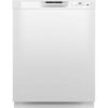 GE – 24″ Front Control Built-In Plastic Tub Dishwasher with Dry Boost and 59 dBA – White