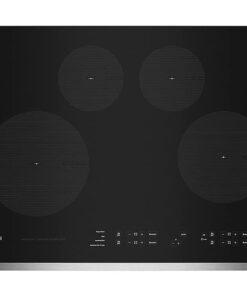 Whirlpool – 30 in. Wide 4 element Built-In Electric Induction Cooktop with Quick Cleanup – Stainless Steel