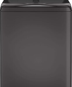 GE Profile – 5.0 Cu. Ft. High Efficiency Smart Top Load Washer with Smarter Wash Technology, Easier Reach & Microban Technology – Diamond Gray