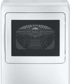 GE Profile – 7.4 Cu. Ft. Smart Electric Dryer with Sanitize Cycle and Sensor Dry – White