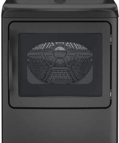 GE Profile – 7.4 Cu. Ft. Smart Electric Dryer with Sanitize Cycle and Sensor Dry – Diamond Gray