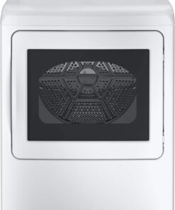 GE Profile – 7.4 Cu. Ft. Smart Gas Dryer with Sanitize Cycle and Sensor Dry – White