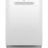 GE – 24″ Top Control Built-In Plastic Tub Dishwasher with 3rd Rack, Bottle Jets and 50 dBA – White