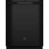 GE – 25″ Top Control Built In Plastic Tub Dishwasher with Dry Boost and 55 dBA – Black