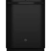 GE – 24″ Top Control Built-In Plastic Tub Dishwasher with 3rd Rack, Dry Boost and 50 dBA – Black