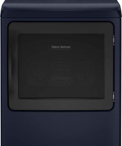 GE Profile – 7.3 Cu. Ft. Smart Electric Dryer with Fabric Refresh, Steam, and Washer Link – Sapphire Blue