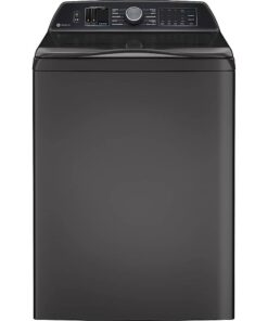GE Profile – 5.4 Cu. Ft. High Efficiency Smart Top Load Washer with Smarter Wash Technology, Easier Reach & Direct Drive Motor – Diamond Gray