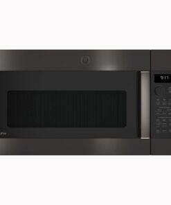 GE Profile – Profile Series 1.7 Cu. Ft. Convection Over-the-Range Microwave with Sensor Cooking and Chef Connect – Black Stainless Steel