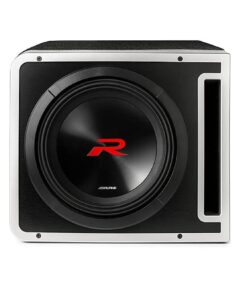 Alpine – Halo R2-Series 12″ Dual Voice Coil 4-Ohm Loaded Subwoofer Enclosure – Black