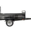 DK2 5-ft x 7-ft Steel Utility Trailer with Ramp Gate ( 1639-lb Capacity ) 2491711