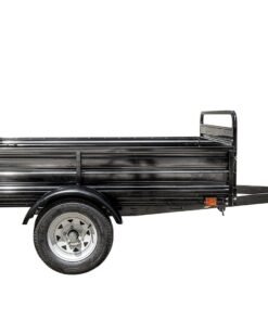 DK2 5-ft x 7-ft Steel Utility Trailer with Ramp Gate ( 1639-lb Capacity ) 2491711