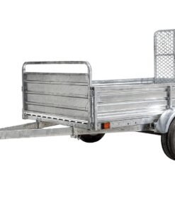 DK2 5-ft x 7-ft Steel Utility Trailer with Ramp Gate ( 1639-lb Capacity ) 2491713