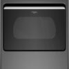 Whirlpool – 7.4 Cu. Ft. Smart Gas Dryer with Steam and Advanced Moisture Sensing – Chrome Shadow