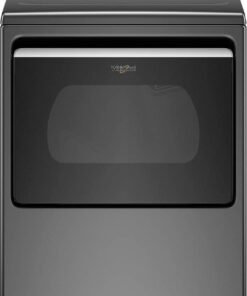Whirlpool – 7.4 Cu. Ft. Smart Gas Dryer with Steam and Advanced Moisture Sensing – Chrome Shadow