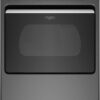 Whirlpool – 7.4 Cu. Ft. Smart Electric Dryer with Steam and Advanced Moisture Sensing – Chrome Shadow