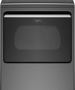 Whirlpool – 7.4 Cu. Ft. Smart Electric Dryer with Steam and Advanced Moisture Sensing – Chrome Shadow