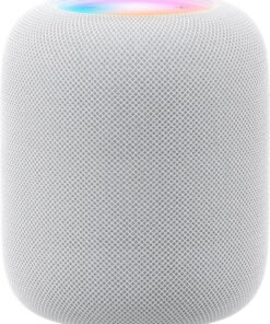 Apple – HomePod (2nd Generation) Smart Speaker with Siri – White