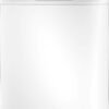 GE – 4.5 Cu. Ft. Top Load Washer with Water Level Control, Deep Fill, Quick Wash, and Glass Lid – White with Matte Black