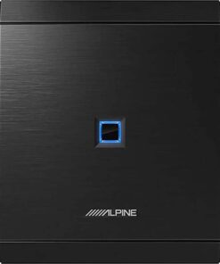 Alpine – S-Series Class D Bridgeable Multichannel Amplifier with Variable Crossovers – Black