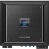 Alpine – R-Series Class D Bridgeable Multichannel Amplifier with Variable Crossovers – Black