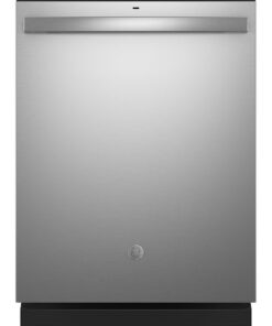 GE – 24″ Top Control Built-In Plastic Tub Dishwasher with Dry Boost and 55 dBA – Stainless Steel