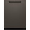 GE – 24″ Top Control Smart Built-In Stainless Steel Tub Dishwasher with 3rd Rack, Sanitize Cycle and 45 dBA – Slate