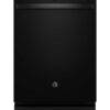 GE – 24″ Top Control Built-In Stainless Steel Tub Dishwasher with 3rd Rack, Sanitize Cycle and 45 dBA – Black Slate