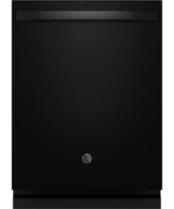 GE – 24″ Top Control Built-In Stainless Steel Tub Dishwasher with 3rd Rack, Sanitize Cycle and 45 dBA – Black Slate