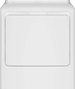 GE – 7.2 Cu. Ft. Electric Dryer with Long Venting up to 120 Ft – White with Silver Matte