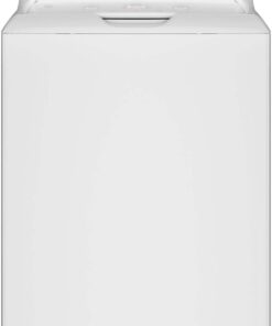 GE – 4.3 Cu. Ft. High-Efficiency Top Load Washer with Cold Plus – White with Silver Matte