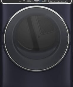GE Profile – 7.8 Cu. Ft. Stackable Smart Electric Dryer with Steam and Sanitize Cycle – Sapphire Blue