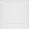 GE – 7.2 Cu. Ft. Gas Dryer with Auto Dry – White with Matte Black