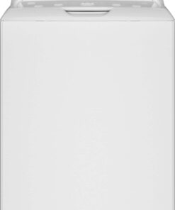 GE – 4.5 Cu. Ft. High-Efficiency Top Load Washer with Deep Fill and Cold Plus – White with Matte Black